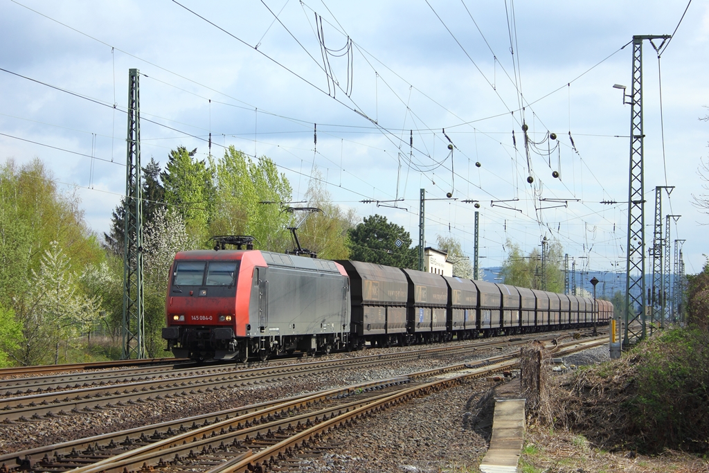 145 084-0 i.E. f�r die NIAG in Neuwied am 12.4.2012