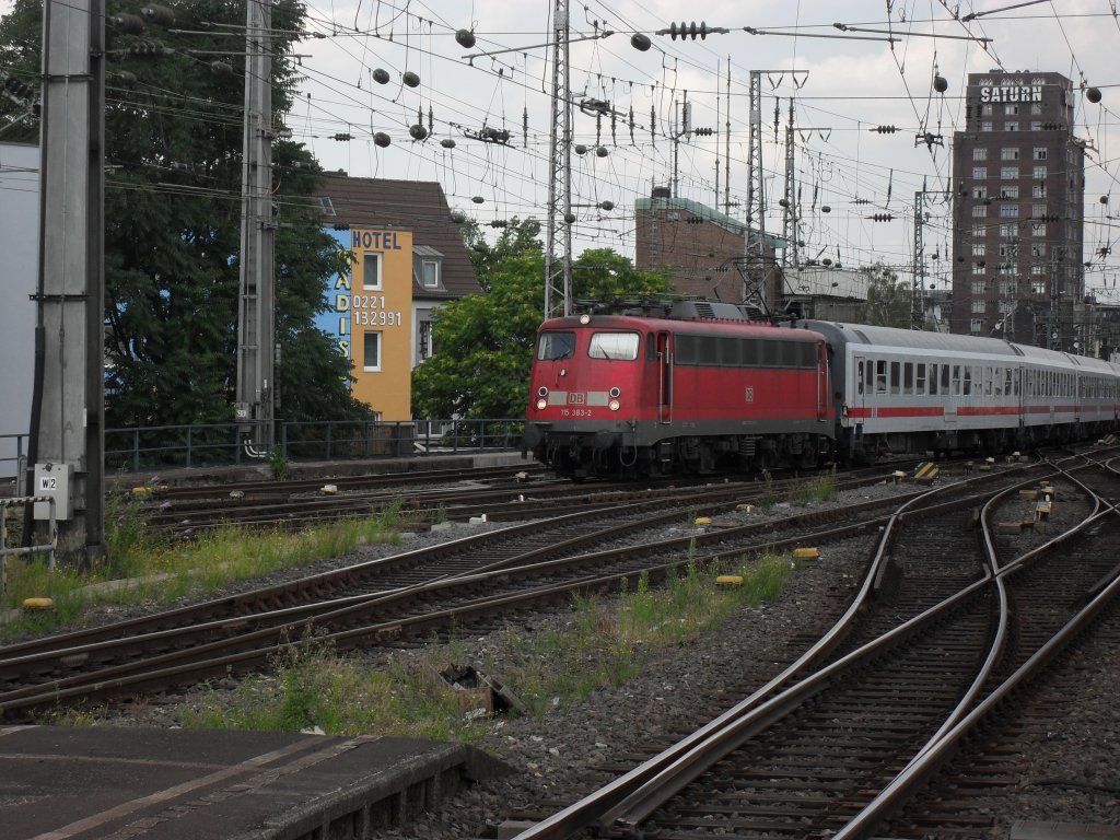Br 115 im K�lner Hbf am 23.7.10