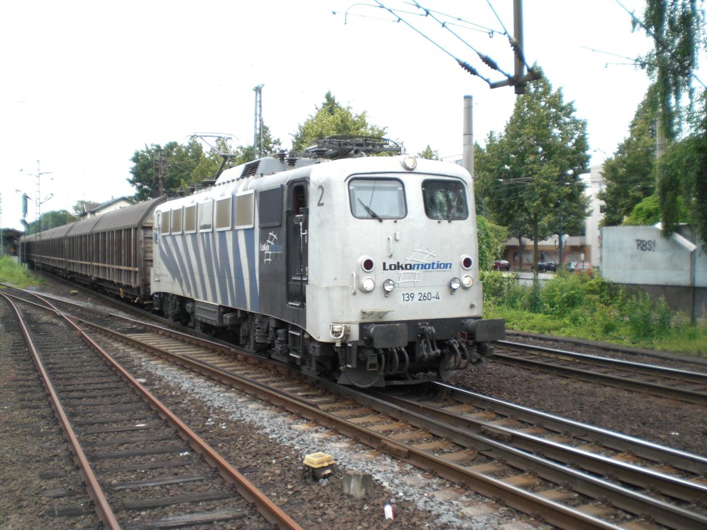 Br. 139 260-4 vor einem Gemischtenzug in Bonn-Beuel