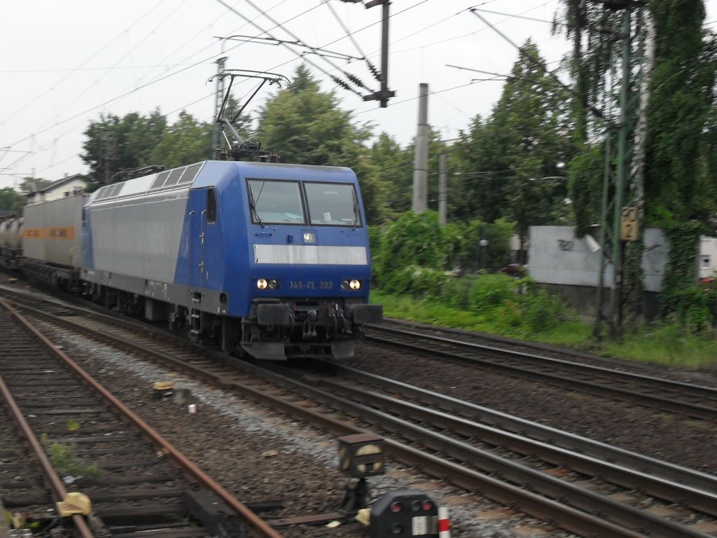 Br 145 ex Eurobahn in Beuel am 1.7.10