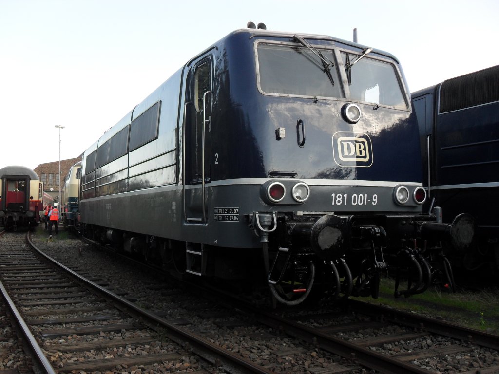 Br 181 im DB Museum Koblenz am 4.9.10