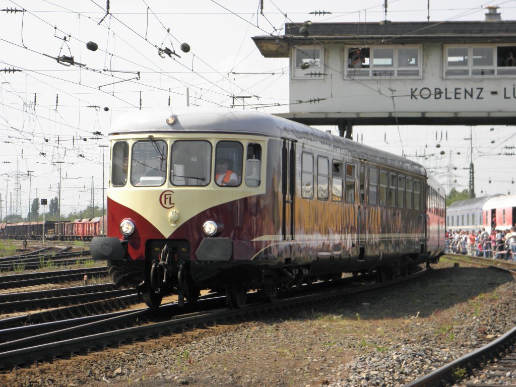 Br 200 von der CFL auf der Lokparade in Koblenz L�tzel am 21.5.2011