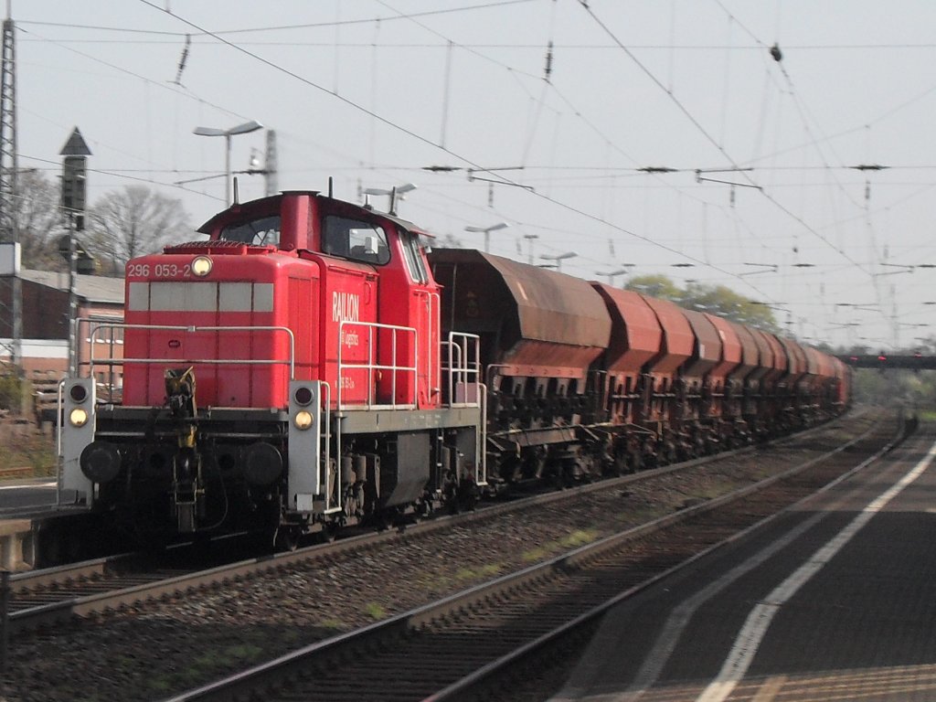 Br 296 bei der durchfahrt durch Beuel