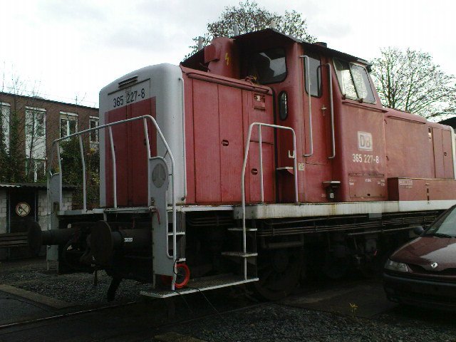 Br 365 von der RSE steht am BW der Rhein-Sieg-Eisenbahn