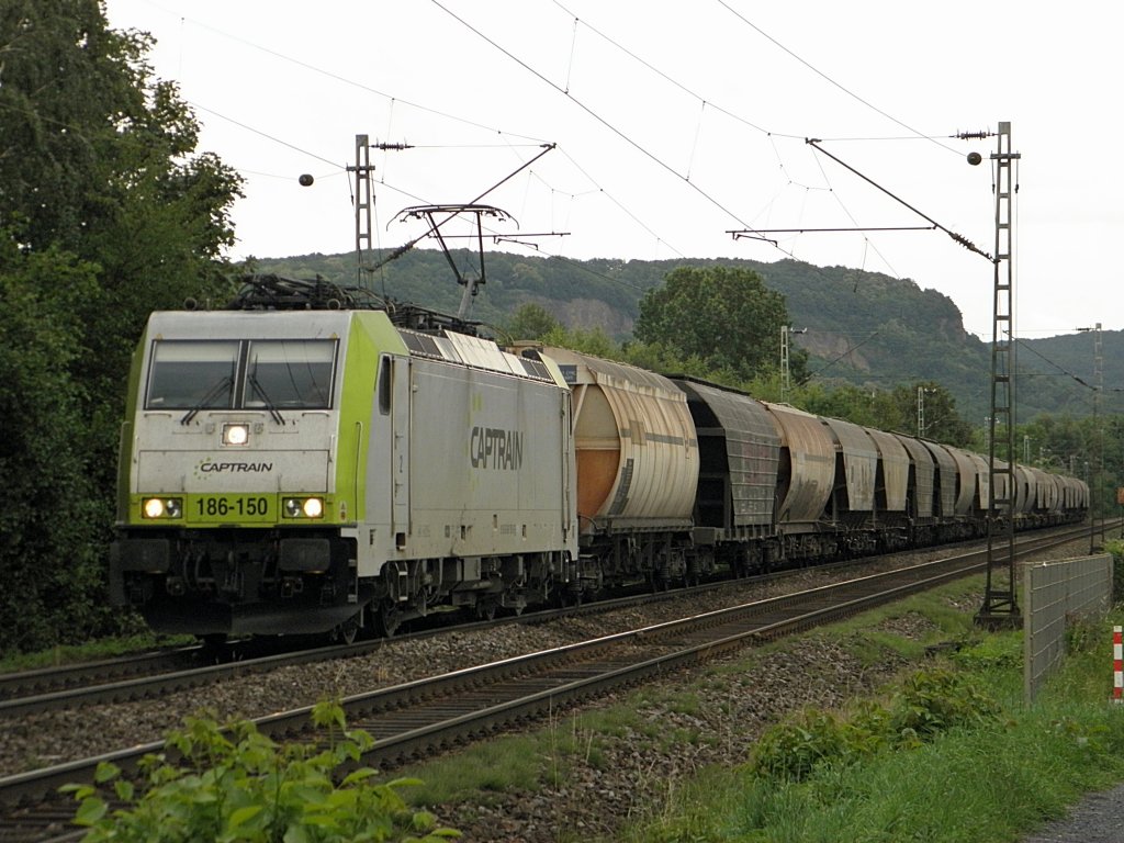Captrain 186-150 in Limperich am 16.6.2011