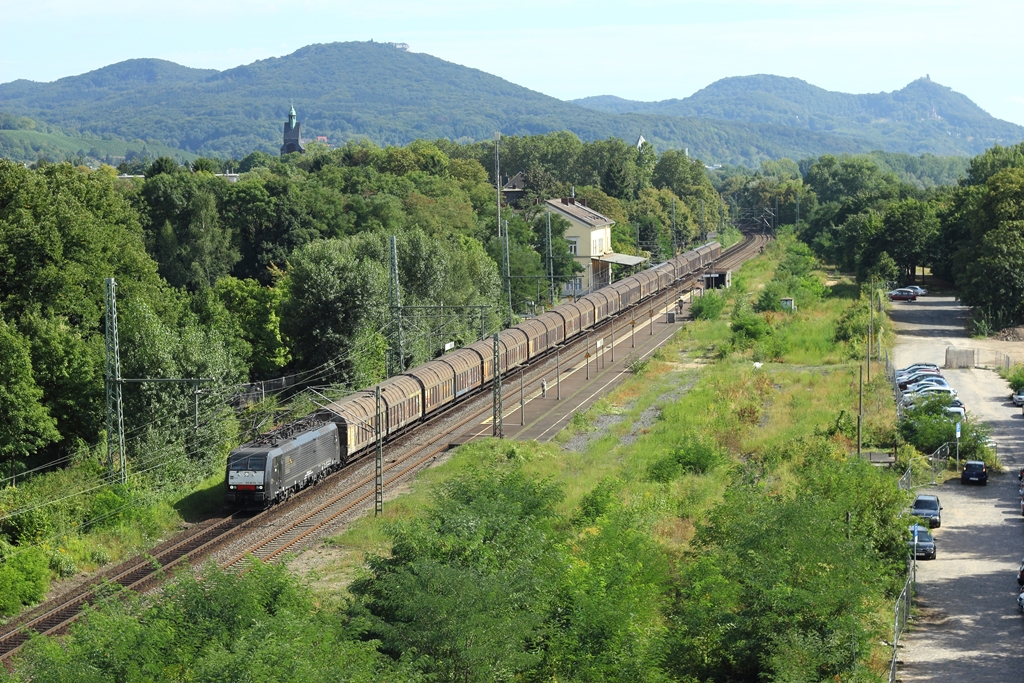 Captrain Italia ES 64 F4-111 (E189 111) in Bonn-Oberkassel am 2.9.2012