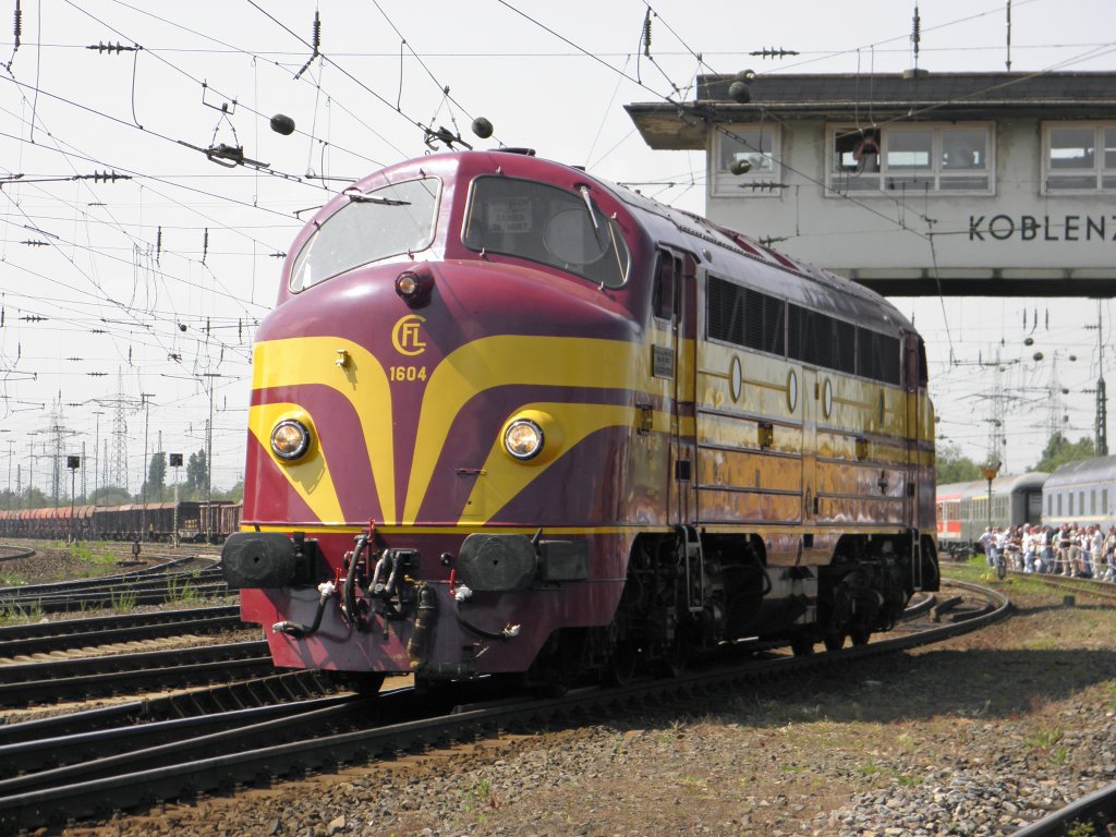 CFL Br 1600 auf der Lokparade in Koblenz-L�tzel am 21.5.2011