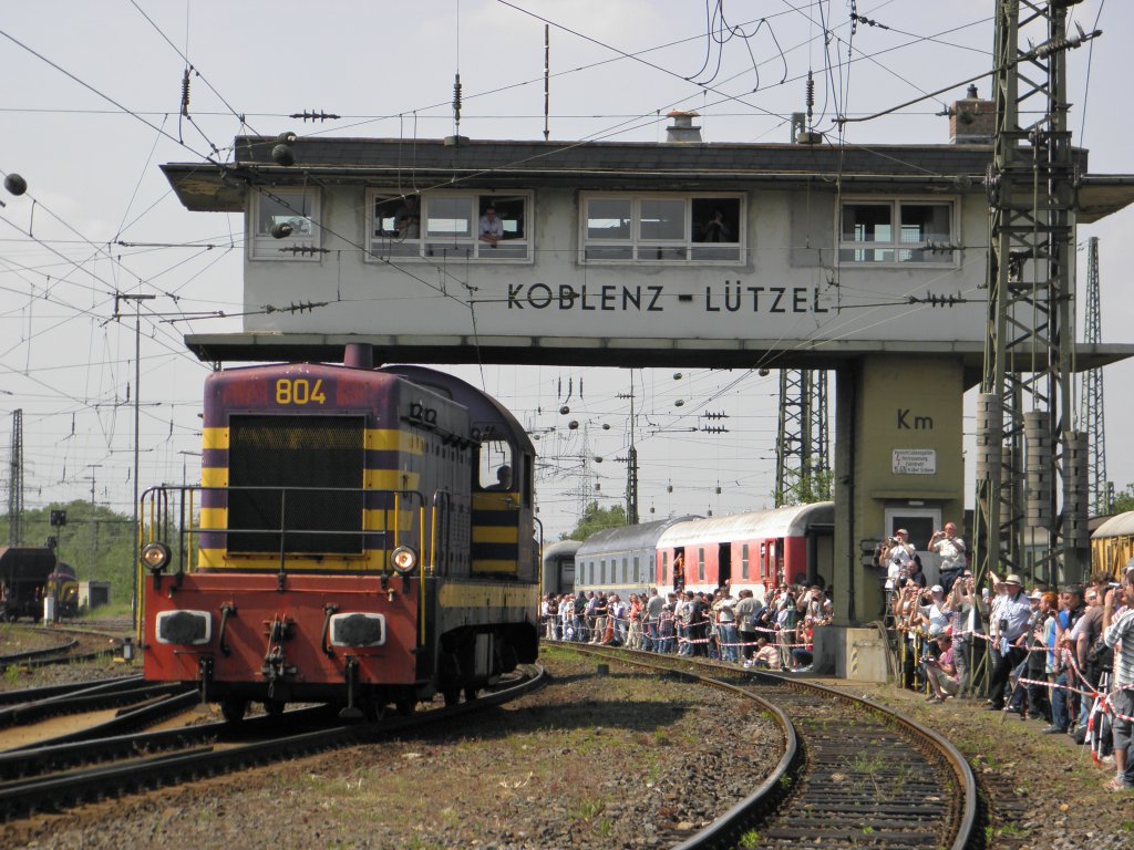 CFL Br 800 (804) auf der Lokparade in Koblenz-L�tzel am 21.5.2011
