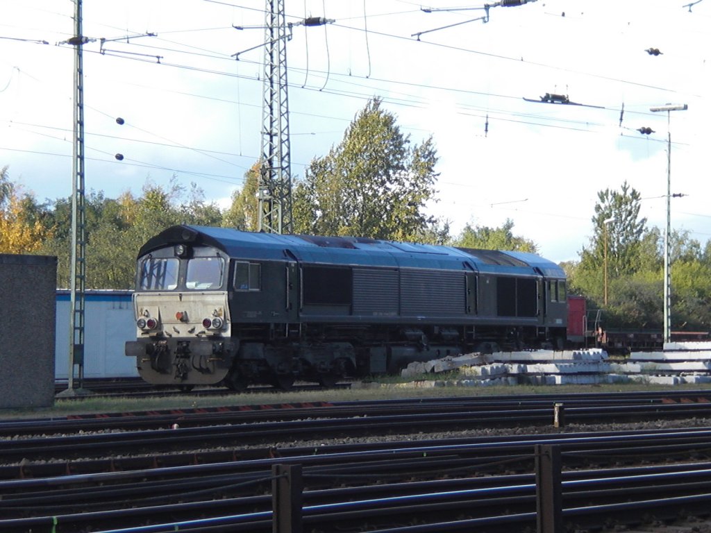 Class66 stand abgestellt in K�ln-Kalk am 20.10.2010.