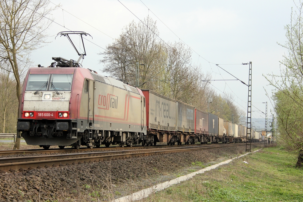 Crossrail 185 600-4 in Rh�ndorf am 29.3.2012