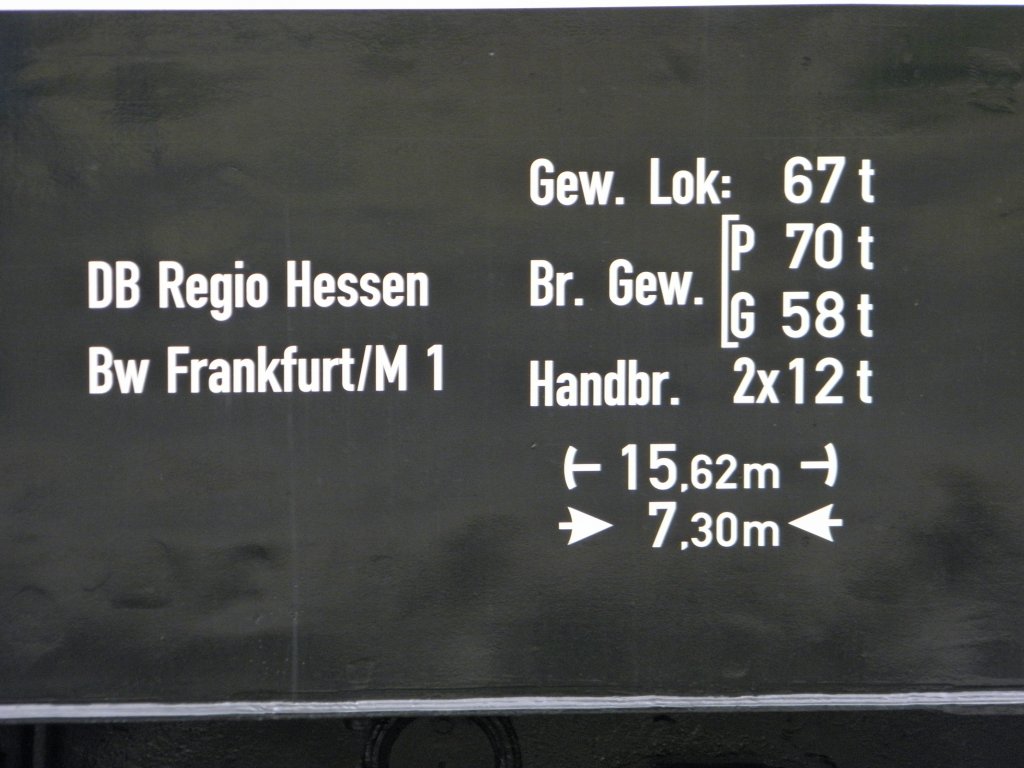 Daten von der 141 228-7 