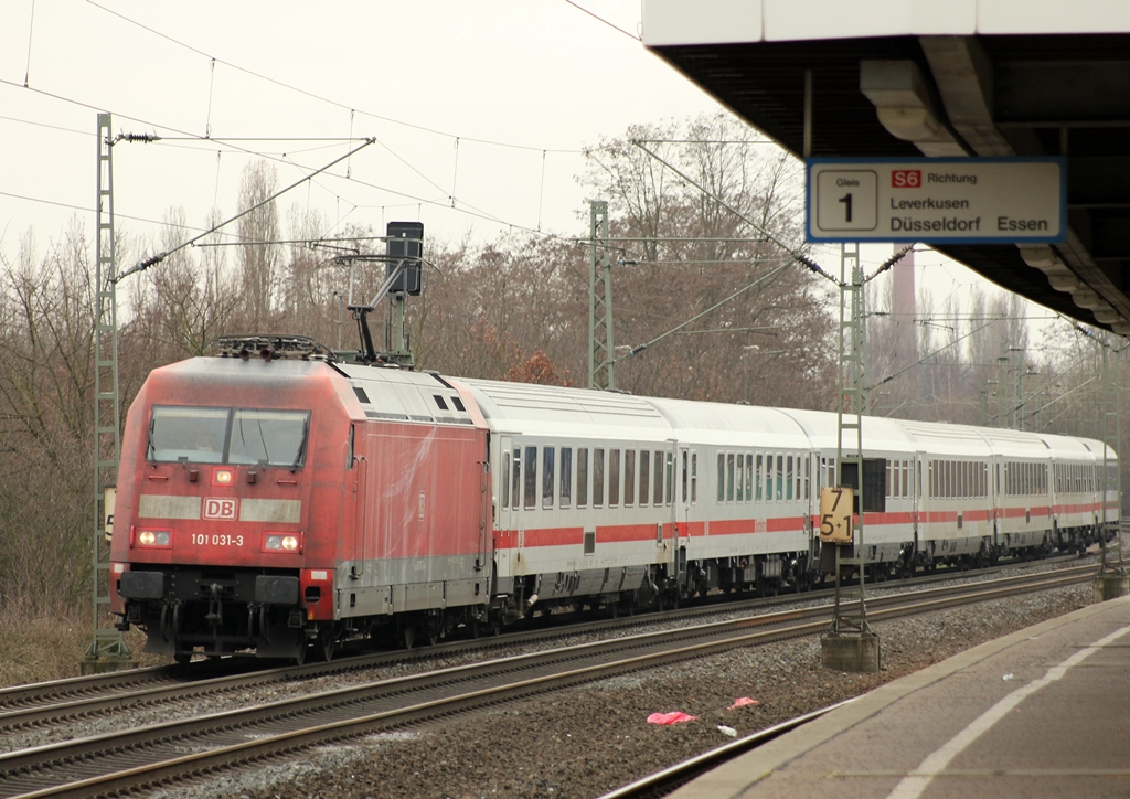 DB 101 031-1 in K�ln-Stammheim am 11.3.2012