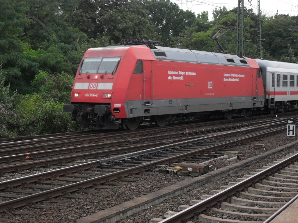 DB 101 036-2 in K�ln Deutz am 2.9.10