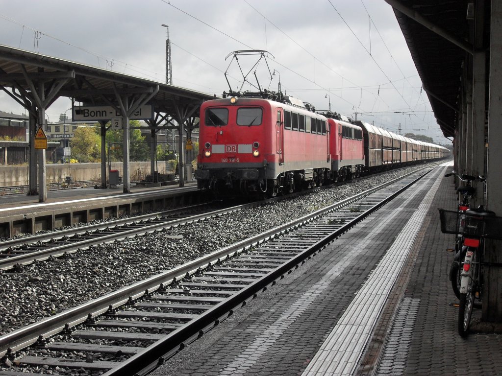 DB 140 791-5 in Beuel am 20.10.10
