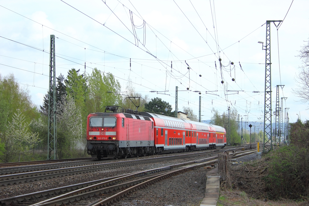 DB 143 073-5 in Neuwied am 13.4.2012
