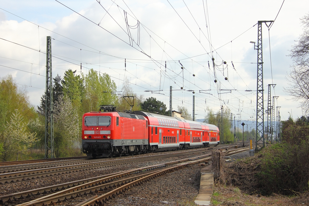 DB 143 822-5 in Neuwied am 12.4.2012
