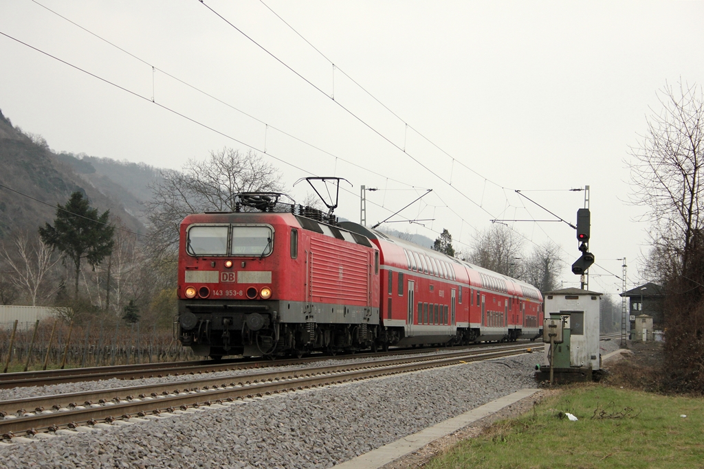 DB 143 953-8 in Leutesdorf am 17.3.2012
