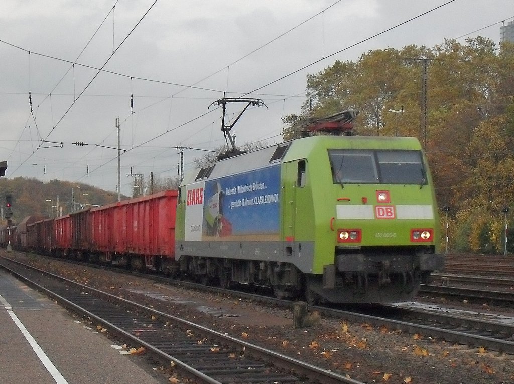DB 152 005-5 in K�ln West am 6.11.10