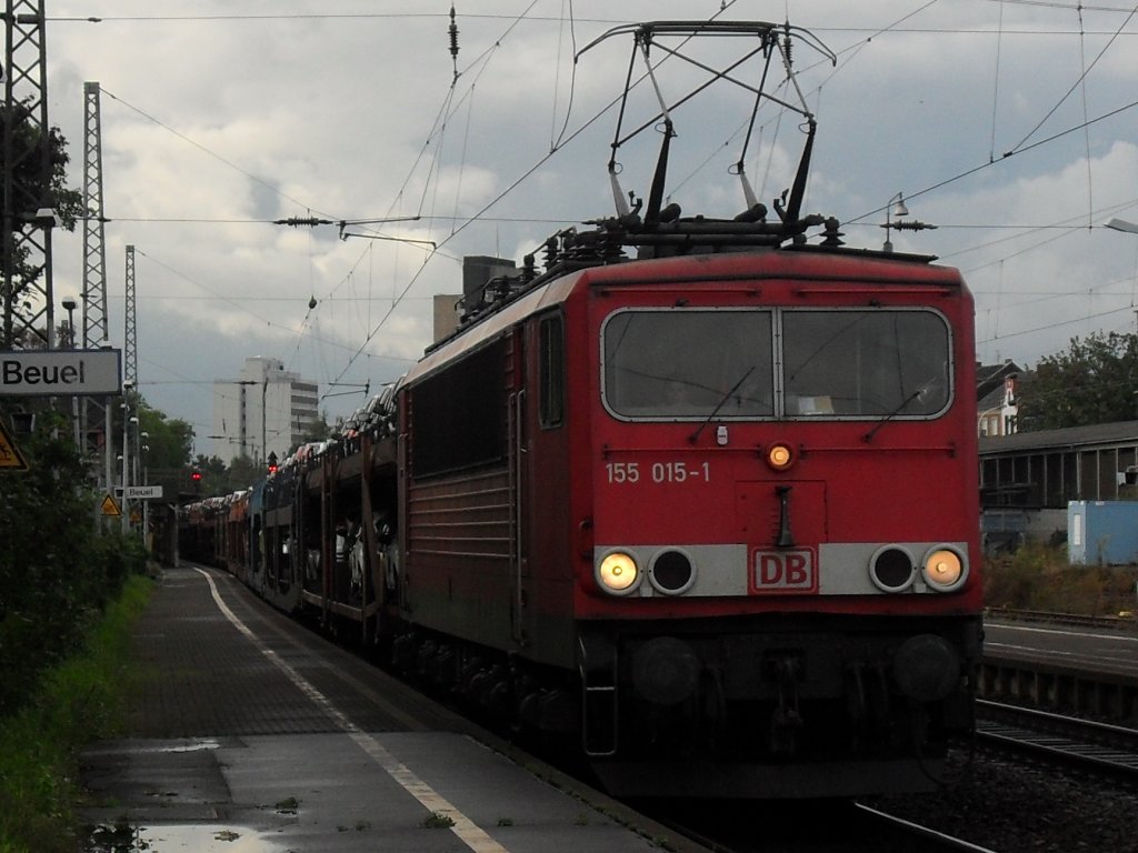DB 155 015-1 in Beuel am 30.8.10