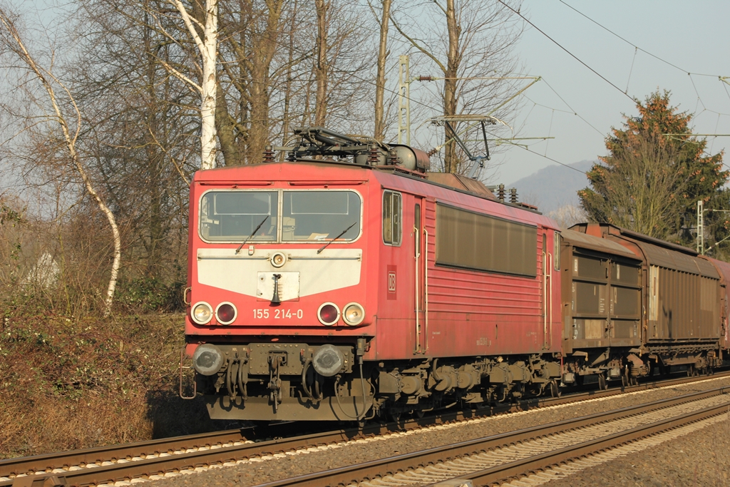 DB 155 214-0 in Bad Honnef am 1.2.2012