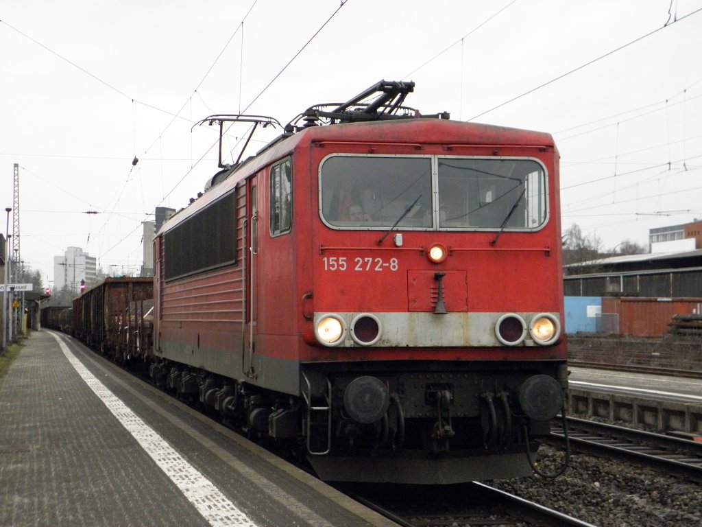 DB 155 272-8 in Beuel am 10.1.11