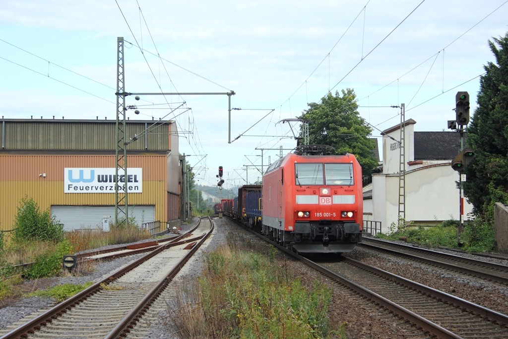 DB 185 001-5 in Rheinbrohl am 29.9.2012