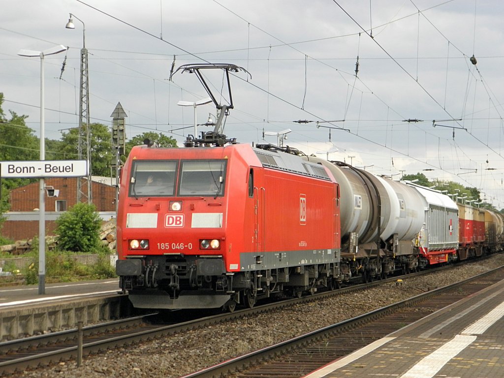 DB 185 046-0 in Beuel am 16.6.2011