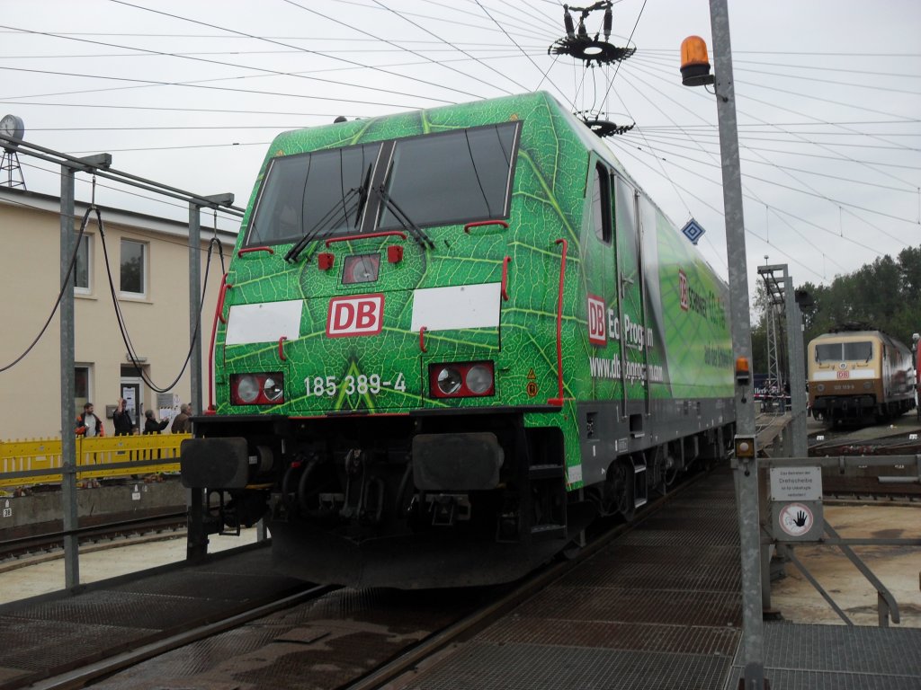 DB 185 389-4 Audi Co-2 frei auf dem BW Fest in Osnabr�ck am 19.9.10