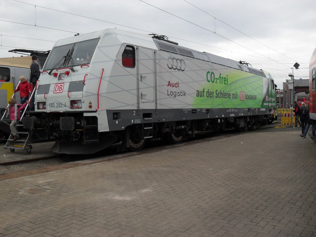 DB 185 389-4 Audi Co-2 frei auf dem BW Fest in Osnabr�ck am 19.9.10

