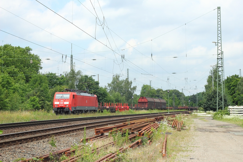 DB 189 020-1 in Leverkusen-Opladen am 9.7.2012