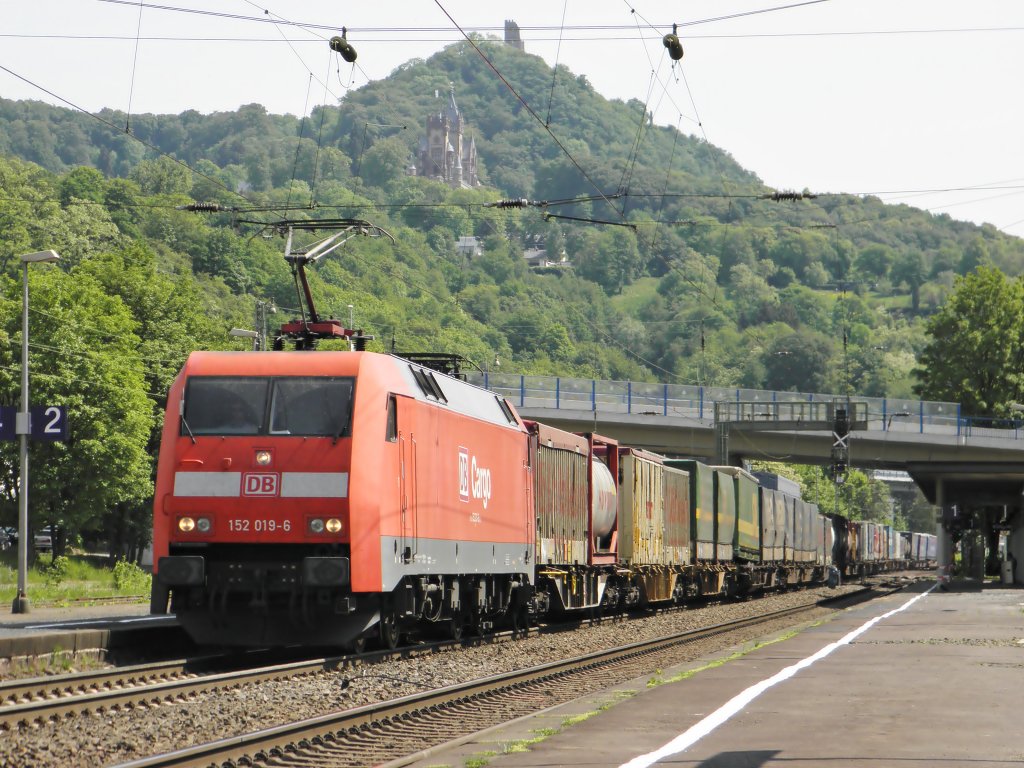 DB Cargo 152 019-6 in K�nigswinter am 7.5.2011