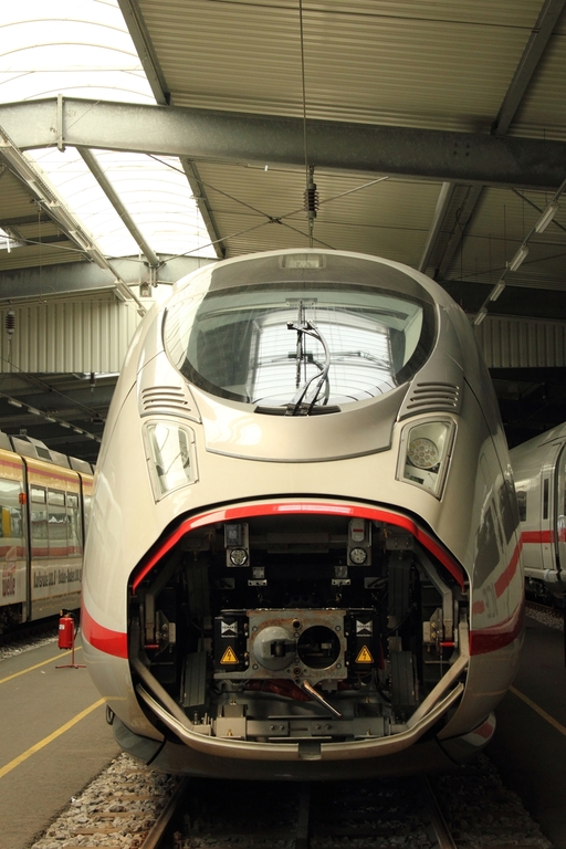 DB Fernverkehrs Velaro-D abgestellt in Wegberg-Wildenrath am 1.7.2012