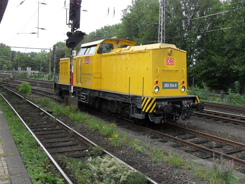 DB Instandhaltung 203 314-0 in Osnabr�ck am 19.9.10