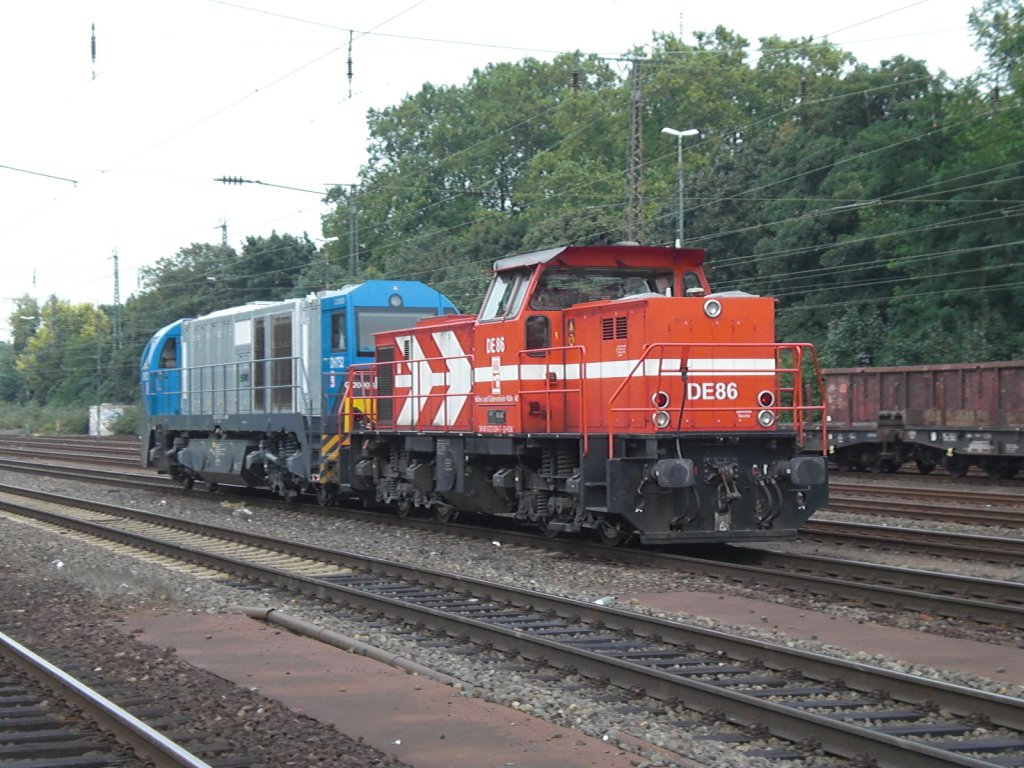 DE 86 und G2000 von der HGK in K�ln-West.