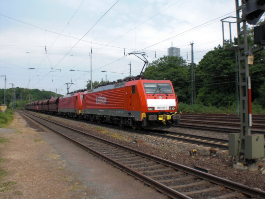 Doppeltraktion 189 mit AK in K�ln-West 
am 30.05.2010