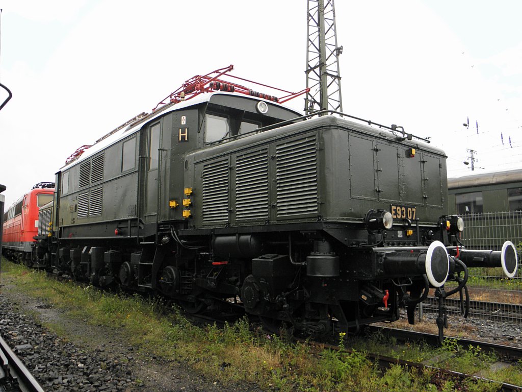 E93 07 im DB Museum Koblenz am 6.8.2011