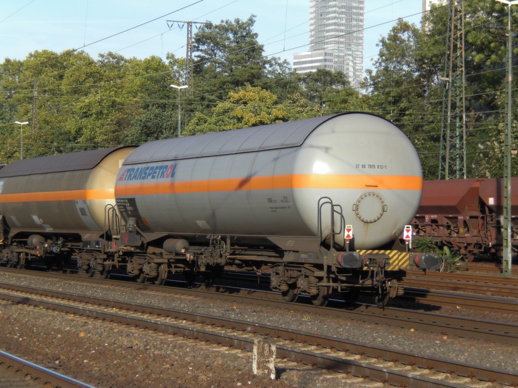 Ein Gaswagen von TRANSPETROL in K�ln-West.