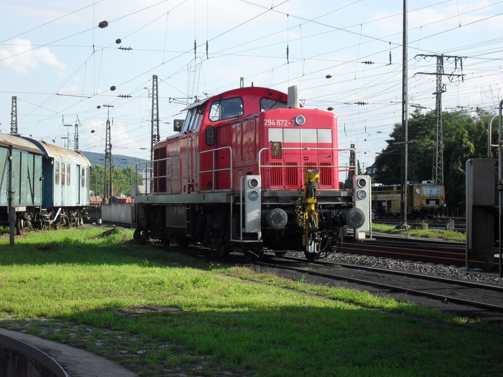 Eine Br 294 abgestellt in Koblenz L�tzel am 4.9.10