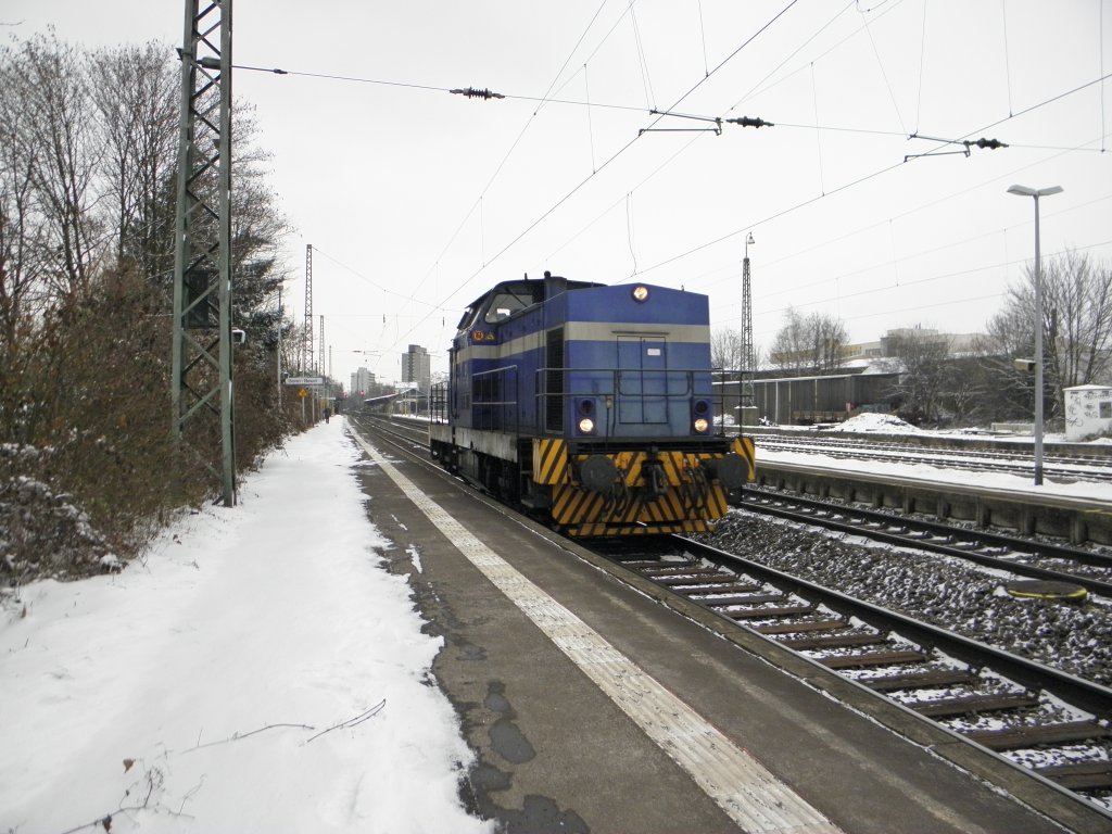 Eine V100 der InfraLeuna in Beuel am 14.12.10