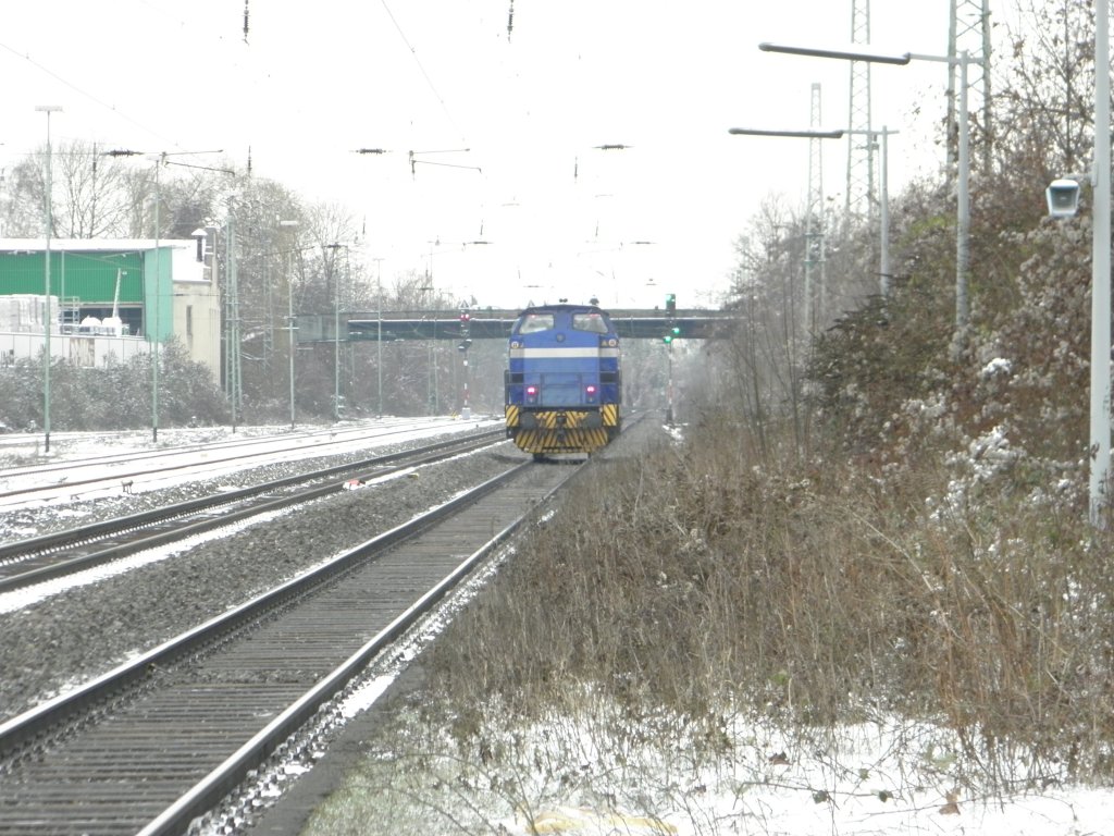 Eine V100 der InfraLeuna in Beuel am 14.12.10