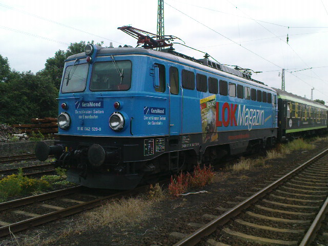 Gera Mond Lok 1042 im Bahnhof Beuel am 20.6.10