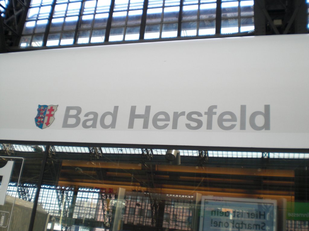 ICE aus Bad Hersfeld in K�ln-Hbf.