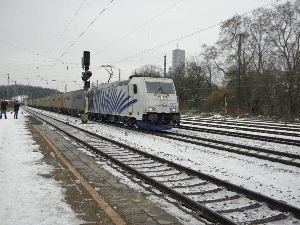 Lokomotion 158 662 in K�ln West am 4.12.10