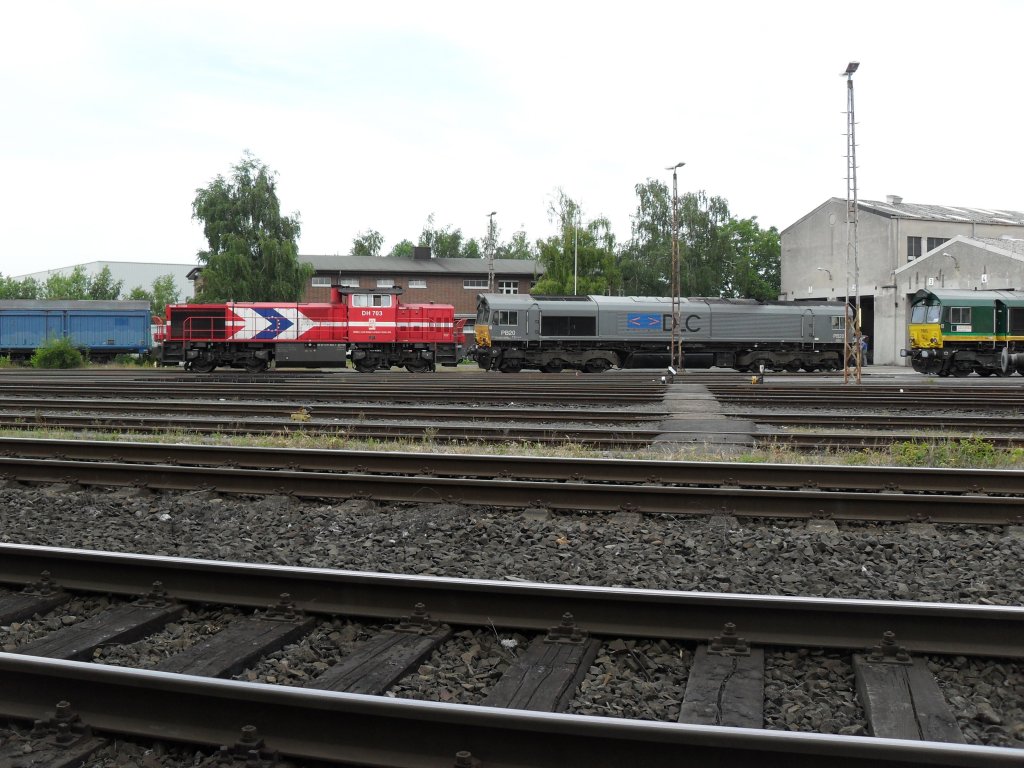 Mak 1700 und eine Class 66 in Br�hl Vochem am 19.6.10