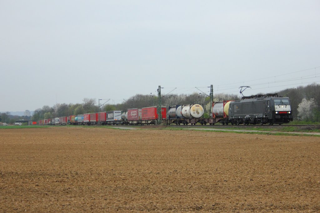 MRCE ES64 F4-097 (189-097) in Vilich-M�ldorf am 5.4.2012