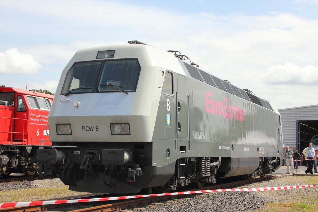 PCW8 Eurosprinter 127 001-6 in Wegberg-Wildenrath am 1.7.2012