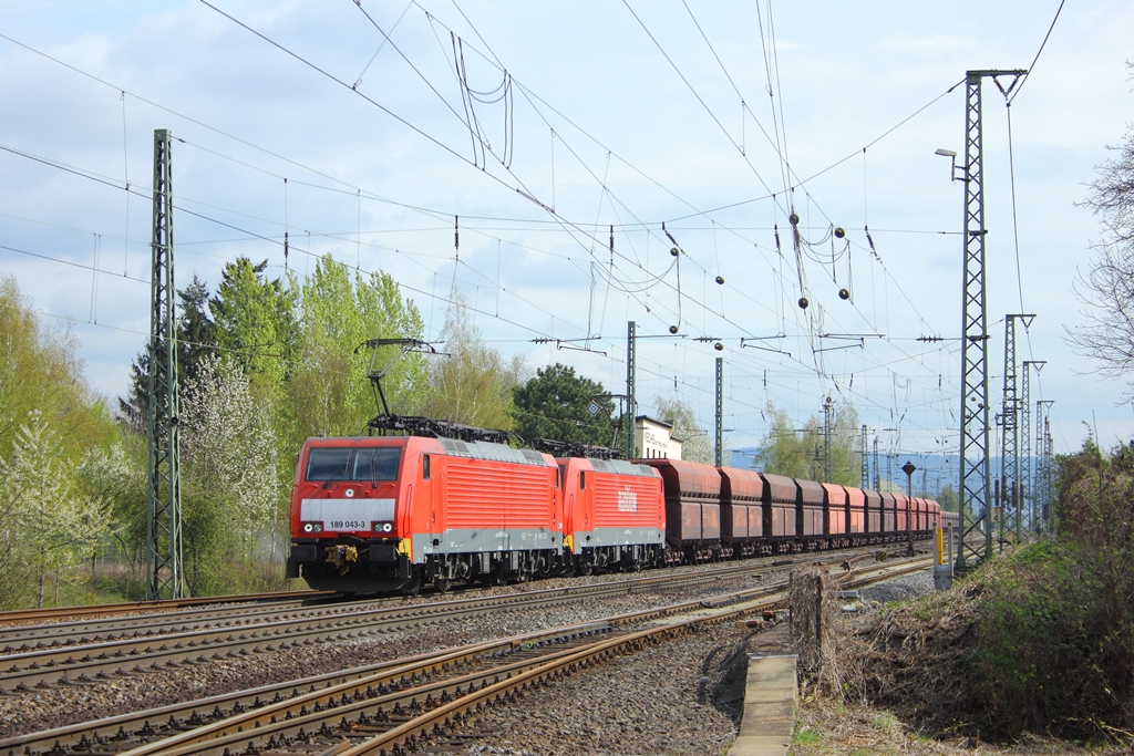 Railion 189 043-3 in Neuwied am 13.4.2012