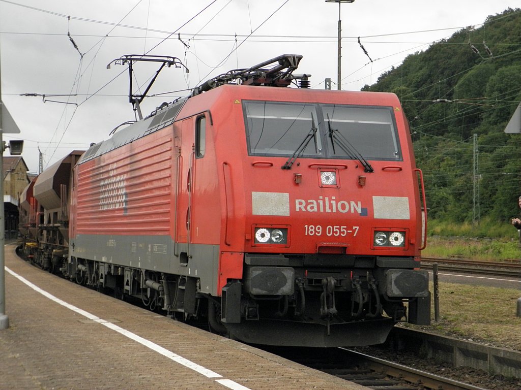 Railion 189 055-7 in Altenbeken am 2.7.2011