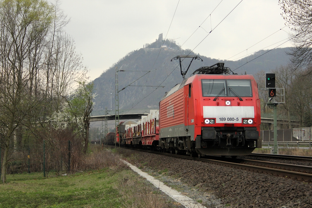 Railion 189 080-5 in Rh�ndorf am 29.3.2012