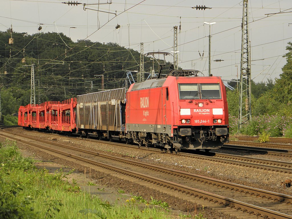 Railion DB 185 244-1 in K�ln West am 5.8.2011